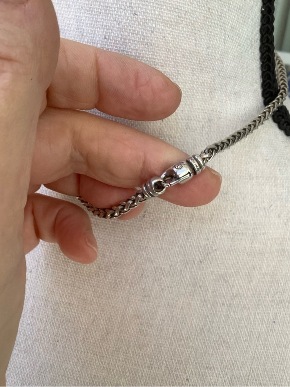 DAVID YURMAN CLASSIC WHEAT NECKLACE IN STERLING SILVER - Picture 4 of 4